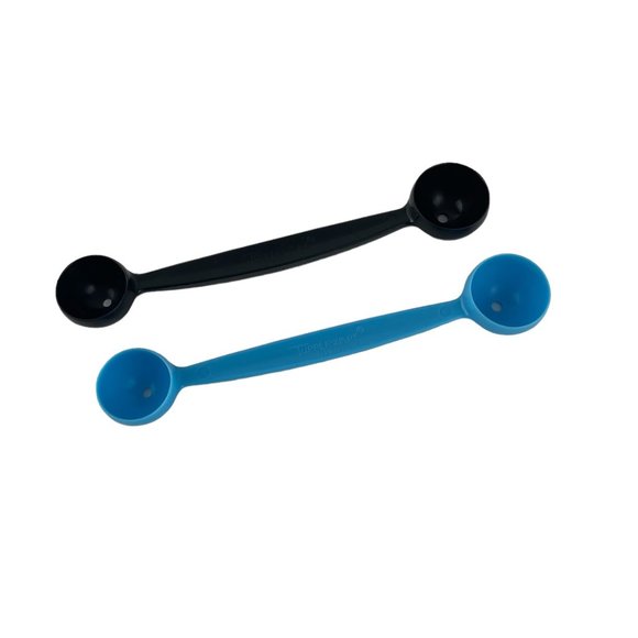 Tupperware Melon Baller #1333 Kitchen Gadget Scoop Black & Blue Lot of 2 - Picture 1 of 4